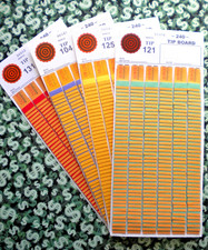  4 Lot  240 Singles REGULAR "NOT Sure" TIP BOARD 101-132 Pull Tab Jar Ticket