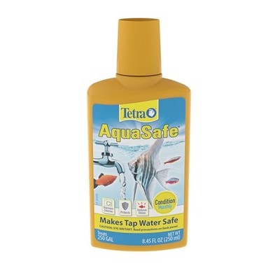 Tetra AquaSafe Fish Tank Water Conditioner, Removes Chlorine, 8.45 oz