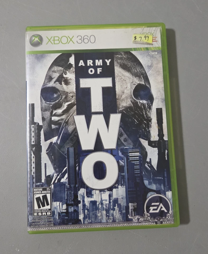 Army of Two Microsoft Xbox 360 Complete CIB With Manual - Image 2 of 2