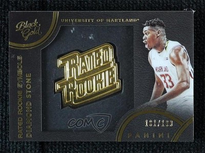 2016 Panini Black Gold Collegiate Rated Rookie Symbols /199 Diamond Stone RC 1t3