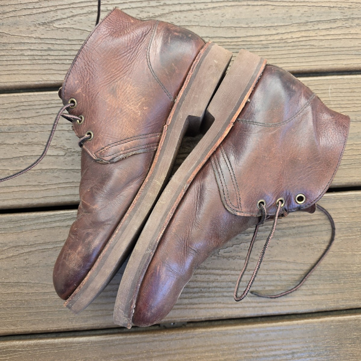 Red Wing 9215 Foreman Heritage Brown Chukka Boots Mens Size 