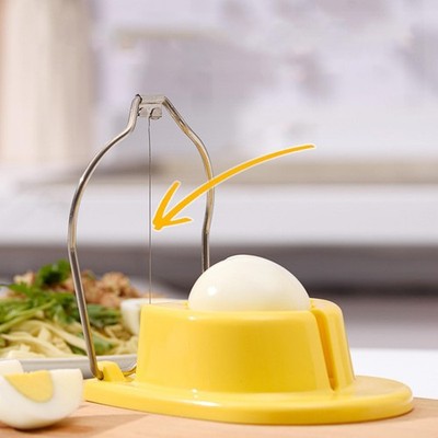 Ei geschnitten Eierteiler Bequeme Verwendung Utensil Mehrzweck Zubehör Gadget für