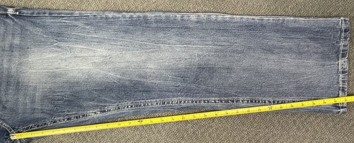 T.K. AXEL Men's 38x32 Slim Boot Blue Jeans "fit like 38x31" - Picture 19 of 21