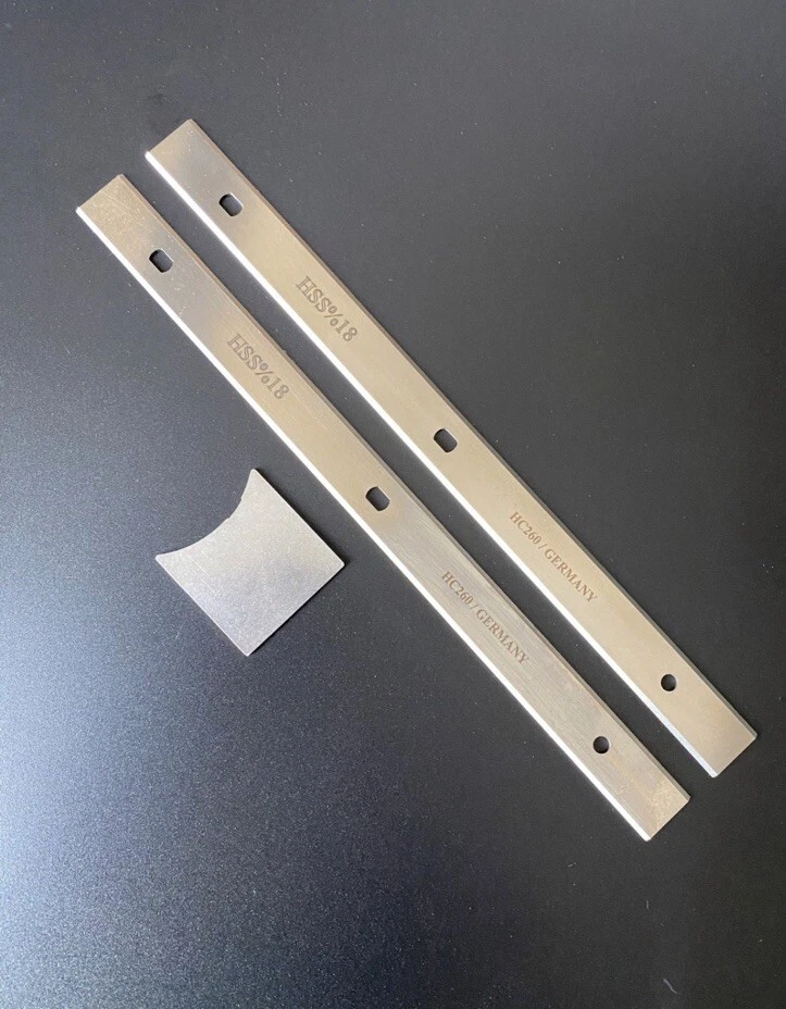 Ⓜ️ Elektra Beckum HC 260 Wendehobelmesser HSS inklusive Einstelllehre 0,5mm NEU