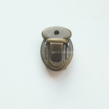 2 5 10 Closure Catch Tuck Lock 4 Leather Bag Case Clasp hangbag Purse SS Bronze