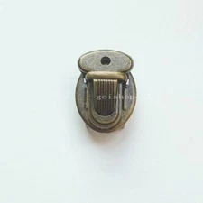 2 5 10 Closure Catch Tuck Lock 4 Leather Bag Case Clasp hangbag Purse SS Bronze