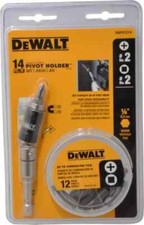 Juego de soporte de broca pivotante DEWALT, 14 piezas (DWPVTC14)