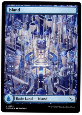 #ad Island 0273 Non Foil Full Art Land Murders at Karlov Manor MTG Near Mint $1.54