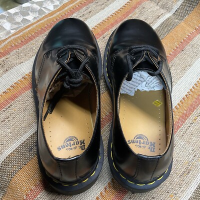 Dr. MARTENS 11838 Black Smooth 3-Eye Oxford Shoe 38 men 6  display picture 2