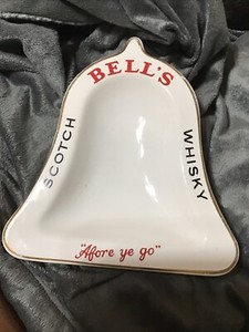 Bell's Whiskey Whisky Scotch Dish Wade England Ashtray Ceramic