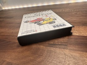 R.C. Grand Prix (Sega Master System, 1992) CIB, hangtag, white label, rare