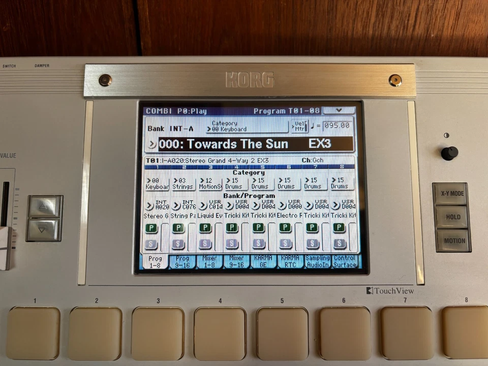 Korg M3 XPANDED M3XP Workstation Ver 2.0.5 Neu Touchpanel & Akku - Bild 4 von 4