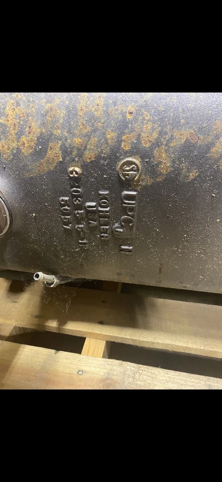 复古 20 世纪 50 年代 Koehler 白色瓷槽水槽 60 英寸 * 仅拾取 * — 第 3/4 张图片