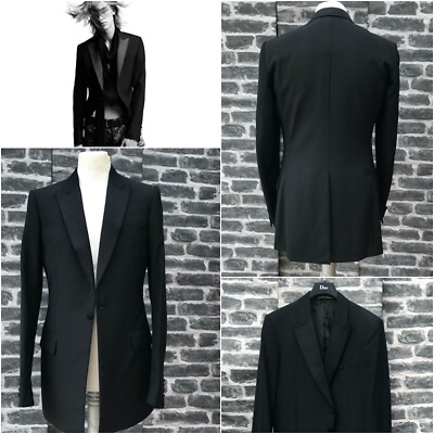 UltraRare & Great Dior Homme SS02 Hedi Slimane Single Button Smoking Blazer