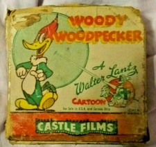 VTG - Woody Woodpecker - The Dippy Diplomat - 16 mm - Castle Films - Headline Ed