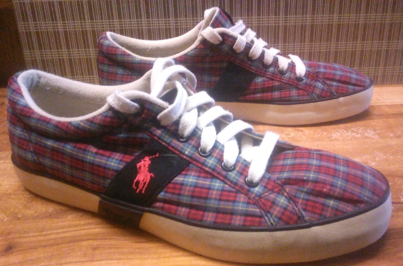 Polo Ralph Lauren Mens Brown red Plaid 