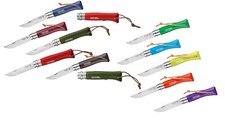 Opinel Taschenmesser No 07 oder No 08   COLORAMA rostfrei Kordel Klappmesser