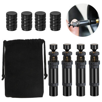 #ad 4 PCS Adjustable Tire Deflator with Auto Stop 10 30 PSI Off Road Valve Stem Kit $21.48