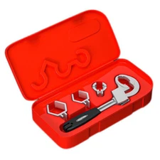 Multifunctional Wrench Aluminium Alloy 80mm Open End Spanner Repair Hand Tool