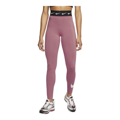 Nike Women's Sportswear Club High-Waisted Leggings (CJ1984) Berry Small 