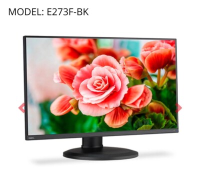 NEC 27inch Monitor E273F Professional Screen Slightly Used In Good Condition 