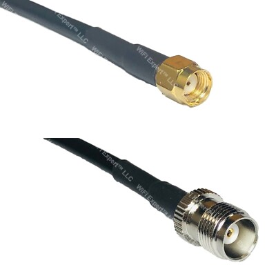 RFC195 RP-SMA MALE to TNC FEMALE Coax RF Cable USA-Ship Lot