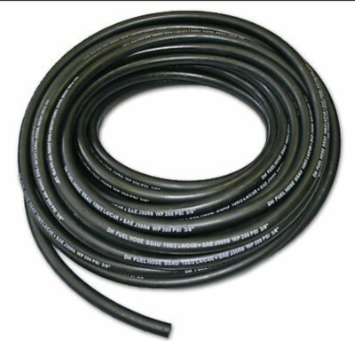 TUBO IN GOMMA PER KEROSENE GASOLIO CARBURANTE 6mt FILETTO 1" 746/U BON - Foto 8