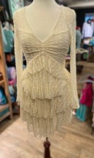 Love Shack Fancy Yana Dress Pearl NEW WITH TAGS Size S