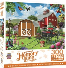 Memory Lane - Barnyard Beauties - Large 300 Piece Ezgrip Jigsaw Puzzle by Alan