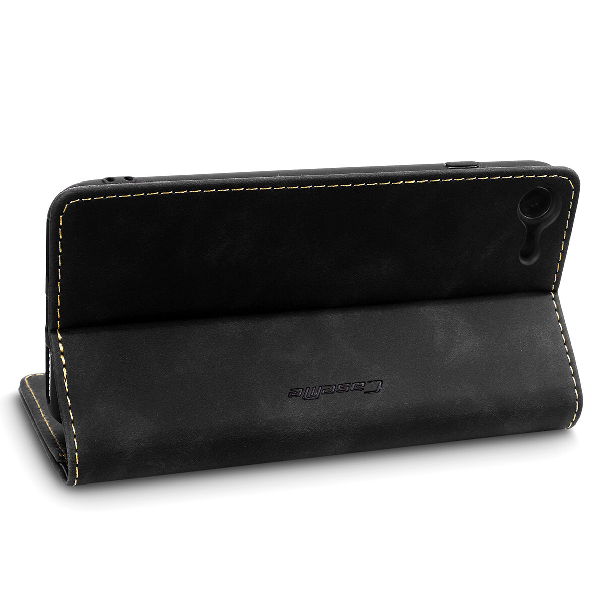 For iPhone 14 Pro Max/SE/8 7 Plus Magnetic Flip Case Leather