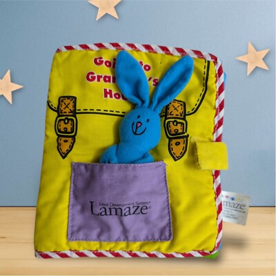 Lamaze Baby Soft Book Going To Grandma s House Interactive Bunny Learn 6x7 inch