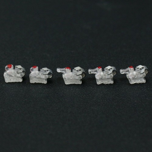 AO Empower Clear Style Orthodontic Brace Ceramic Self-ligating Bracket Roth 022 - Picture 5 of 24