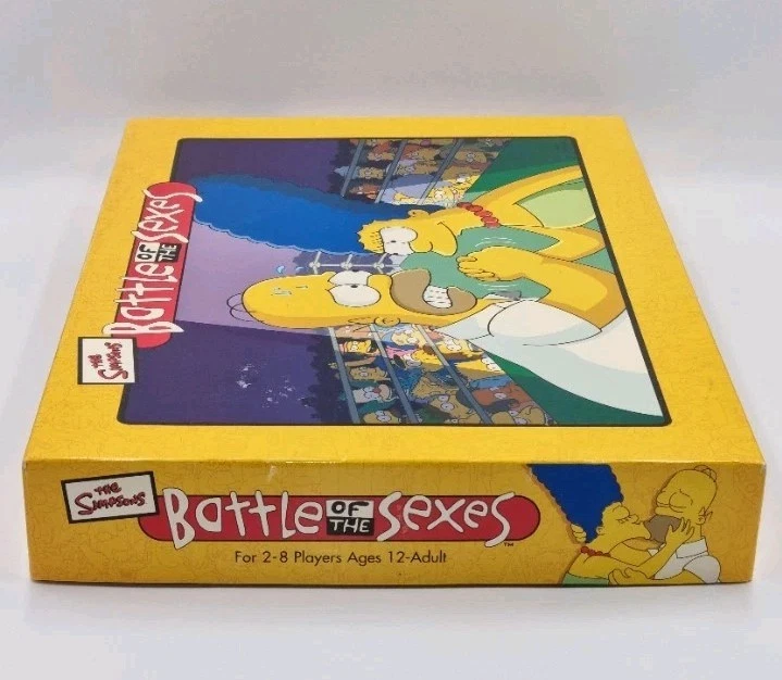 Battle Of The Sexes The Simpsons Edition Board Game 2004 Imagination 2-8 Players - Image 4 of 4