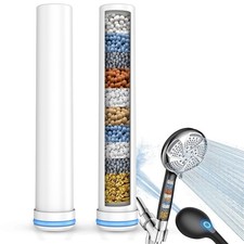 2 Pack Replacement Shower Filter for Handheld Shower Head