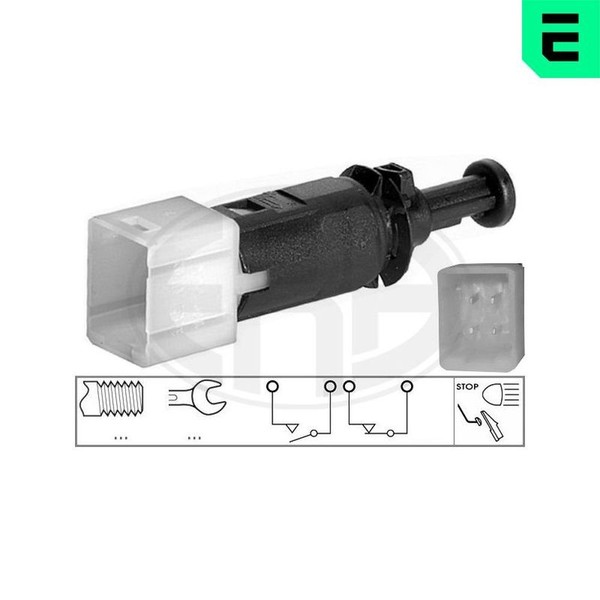 ERA 330510 Bremslichtschalter FüR Mitsubishi Passend FüR Nissan Opel Renault-image