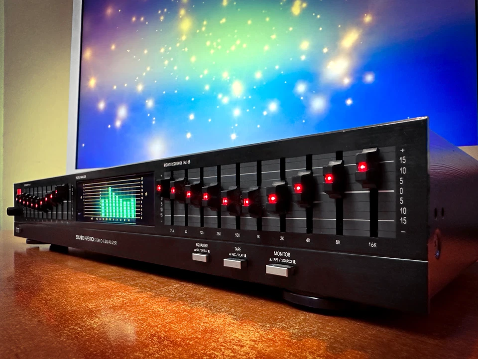 ADC SS-110 🌈RaRe🌈 (1988) Vintage Stereo Frequency Equalizer - Image 3 of 4