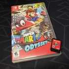 Super Mario Odyssey (Nintendo Switch, 2017) nsw platformer video game COMPLETE