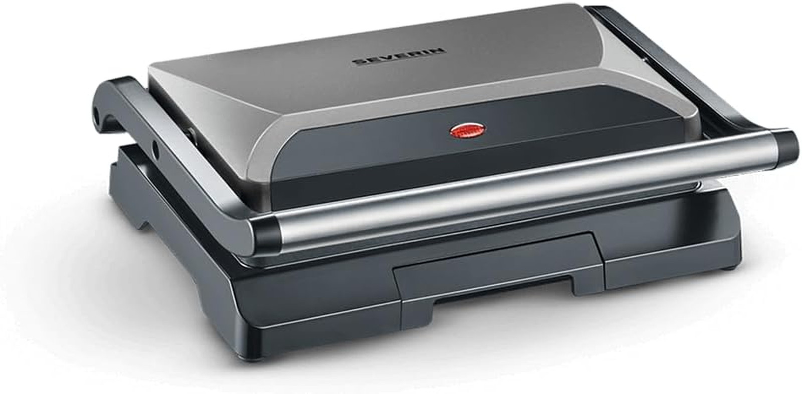 Bistecchiera Elettrica 800W Compatta: Piastra Antiaderente per Panini