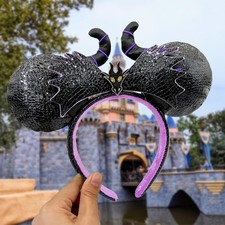 Disney Parks Sleeping Beauty Headband D23 Fan Event OS Maleficent as Dragon Ear
