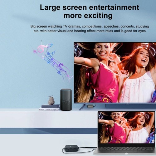 PWAY DT248W-H 30m Wireless HD Leinwand Beamer Büro Konferenz Bildschirmfreigabe - Bild 8 von 12
