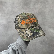 Real Tree Trucker Hat Mens Camo Georgia Farm Credit Snapback, Green