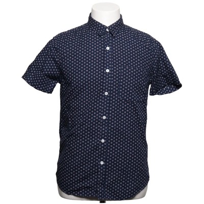 Forever 21 Men, Kurzarmhemd, Größe: S, Blau/Mehrfarbig, Baumwolle #NG9
