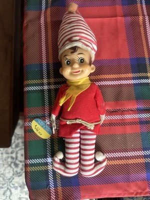 Dream Dolls Dakin Christmas wee Elf pixie Japan Vintage Ornament 1962 tags on!  