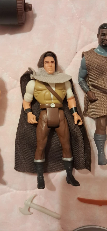 罕见罗宾汉:盗贼王子玩具套装带 2 个围攻武器和 3 个玩偶!! — 第 2/4 张图片