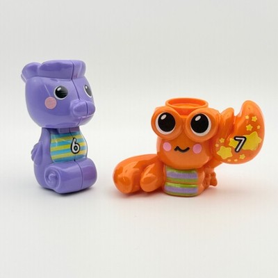 VTech Wiggle Jiggle Fishing Fun Sea Animals #6 Seahorse #7 Lobster Replacements