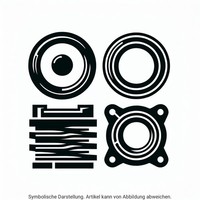 Mec-Diesel Dichtungssatz Zylinderkopfhaube 922103 FüR Opel Karl C16 Adam M13 X15