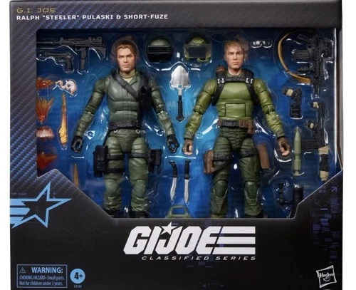GI Joe Classified Series Ralph Steeler Pulaski & Short-Fuze #181 New In Hand