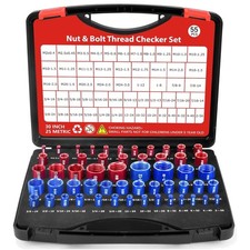 55 Nut and Bolt Thread Checker - Thread Checker Standard and Metric Bolt and Nut