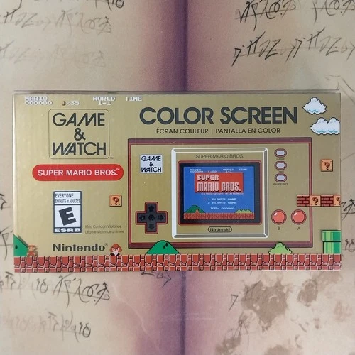 Nintendo Super Mario Bros Game & Watch Color 35th Anniversary Edition Handheld