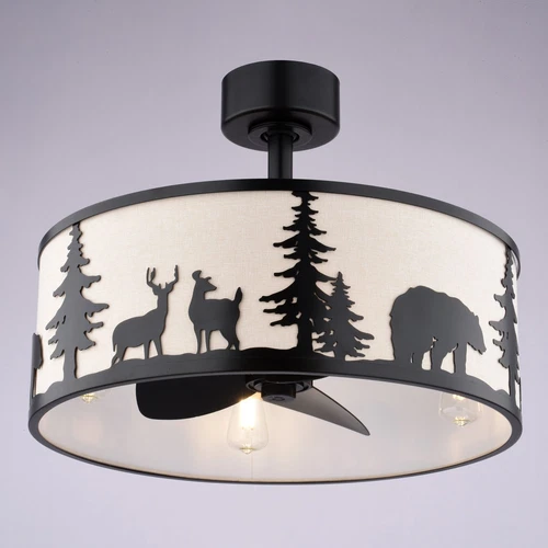 Acadia 20-In. W Ceiling Fan New Bronze - Picture 4 of 4